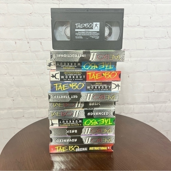 Other - Billy Blanks TaeBo workout. 12 Pc set VCR most in shrink wrap 90s Vintage
